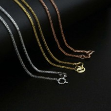 925 sterling silver cable Chain Necklace DIY Supplies Findings